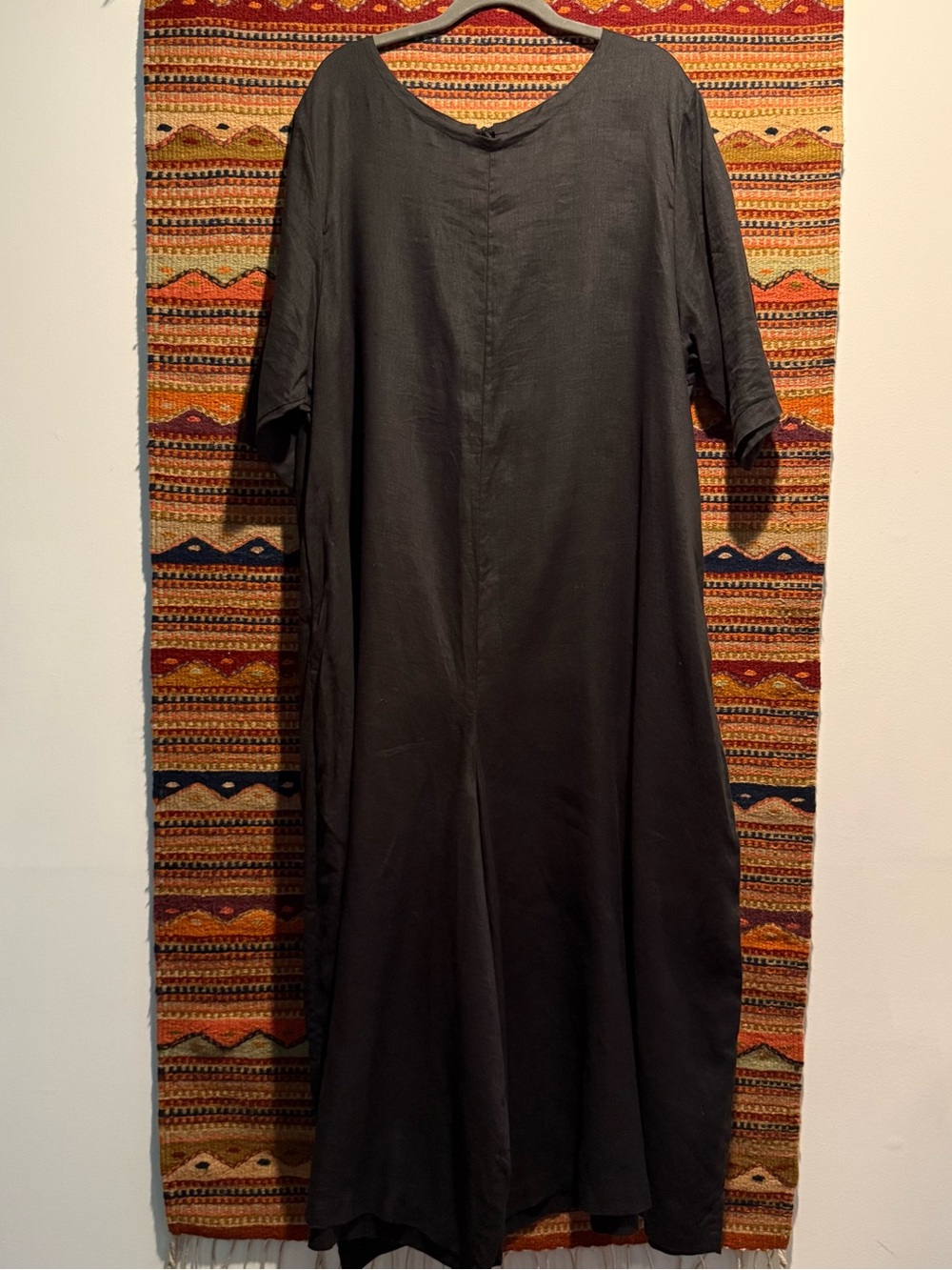 Glasnost Canada Palazzo Jump - Black Linen - Picture 7 of 10